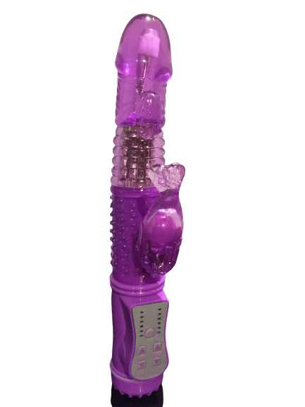 Vibrador Jelly Doble Estimulación G Spot Clítoris 16 Velocidades