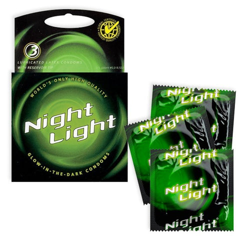 Night Ligth Dark Condoms 3 pack