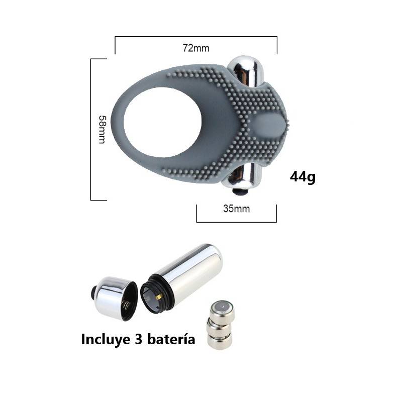 Anillo vibrador con textura