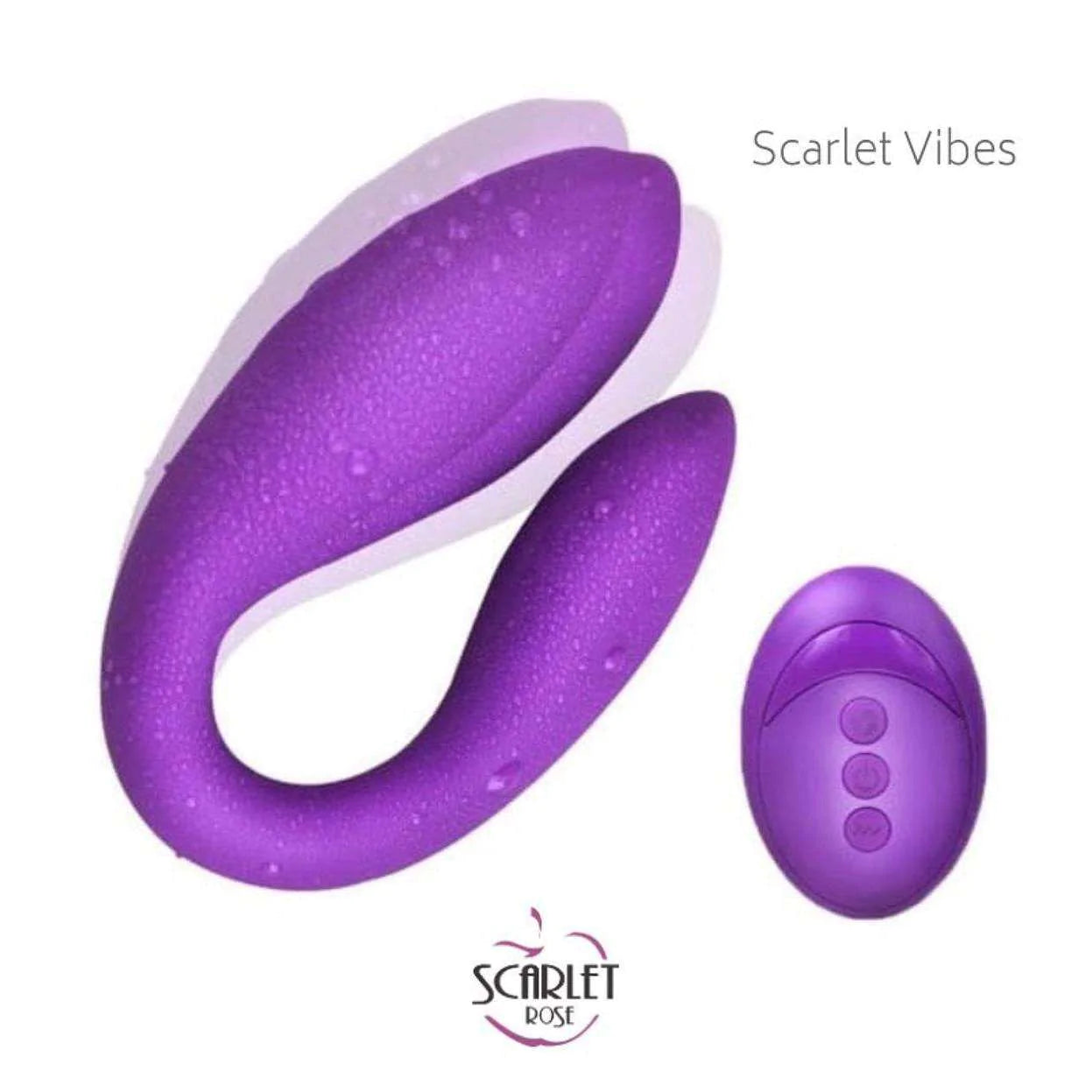 Vibrador dual en forma de U – SCARTLET ROSE MX